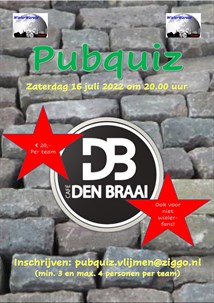 Pubquiz 16 Juli 2022